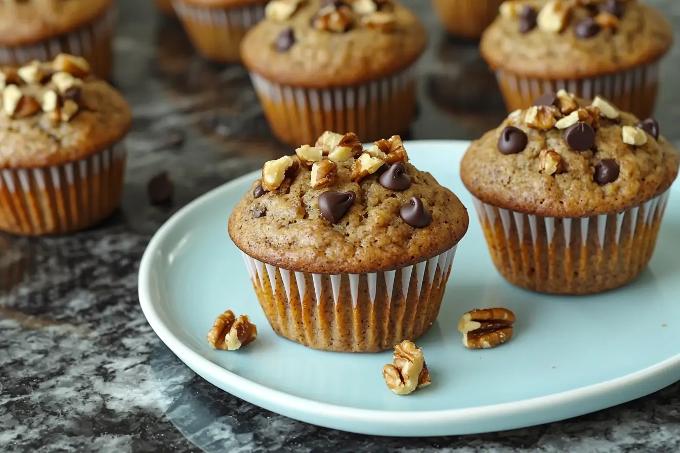 Delicious almond flour banana muffins