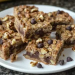 Delicious homemade banana oatmeal bars