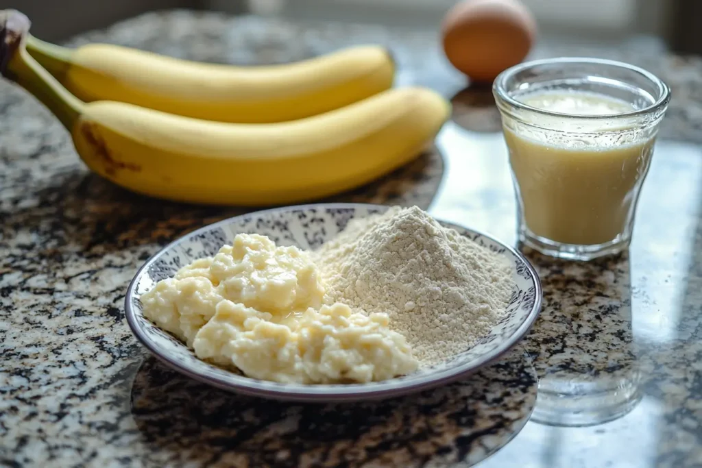 Gluten free banana muffins ingredients