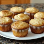 Delicious freshly baked cottage cheese muffins.