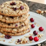 Delicious cranberry oatmeal cookies