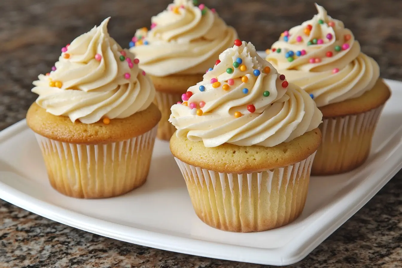 Decorating gluten free cupcakes