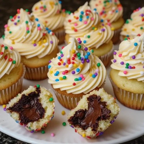 Delicious gluten free cupcakes with frosting