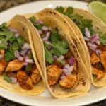 Delicious chipotle chicken recipe tacos.