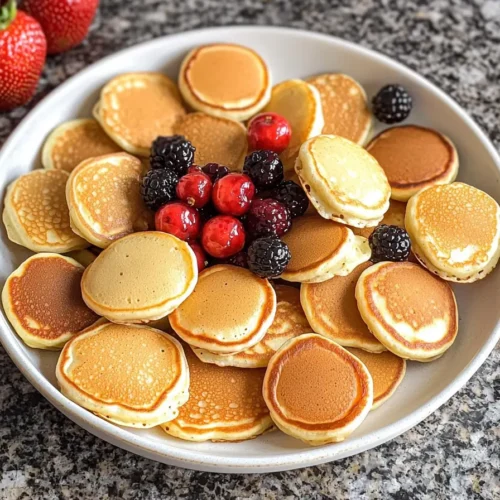Delicious mini pancakes