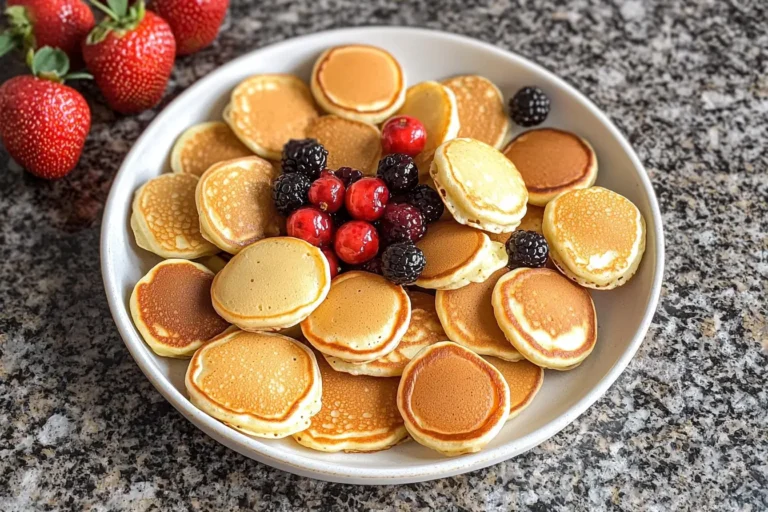 Delicious mini pancakes